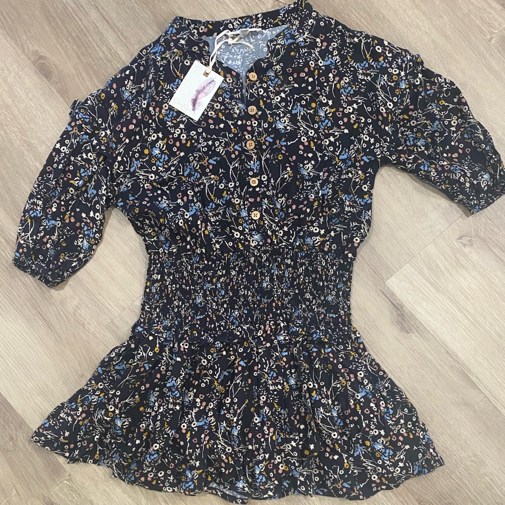 Jessica Simpson floral top L 10